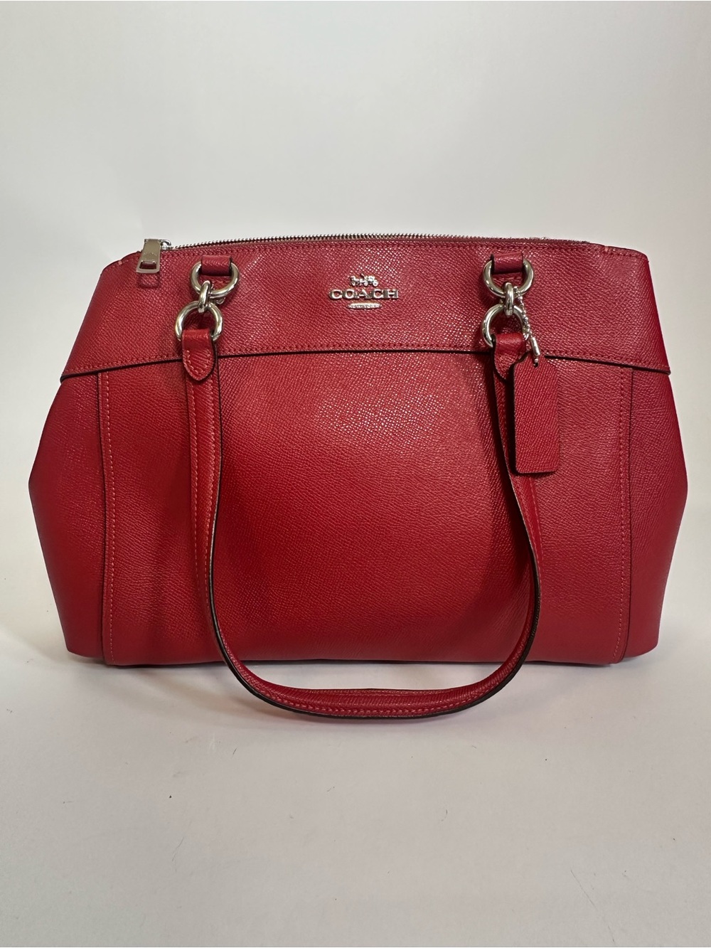 Coach Red Brooke Carryall